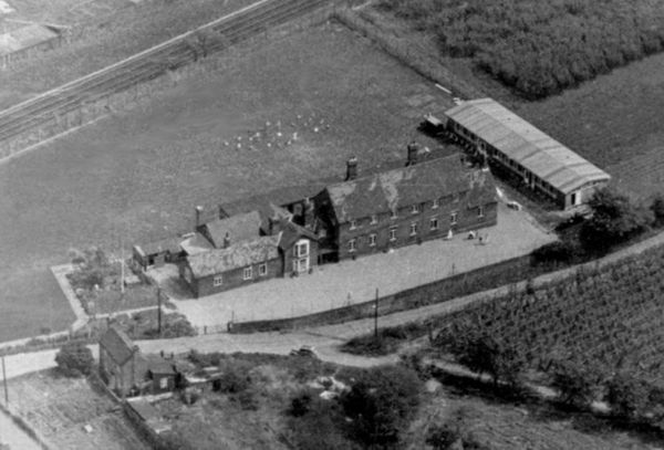 aerial view school