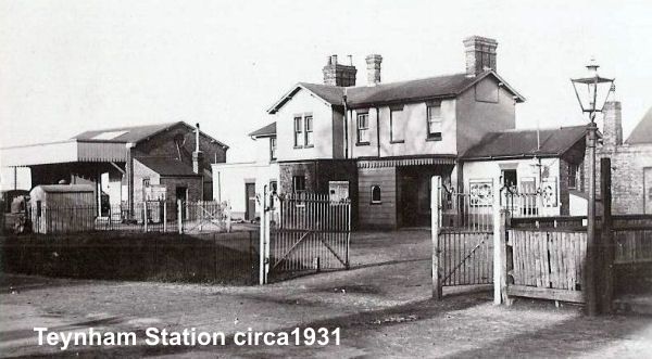 teynham station 1931